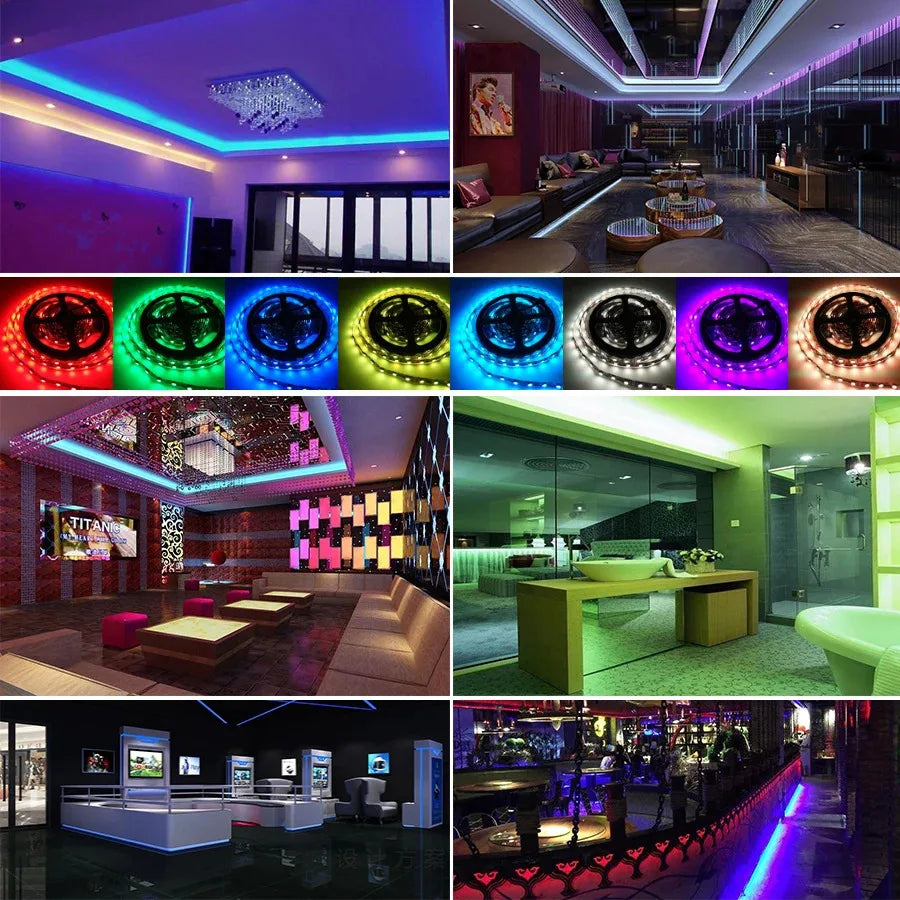 GOOLOOK RGB LED Strip Light With Bluetooth Controller