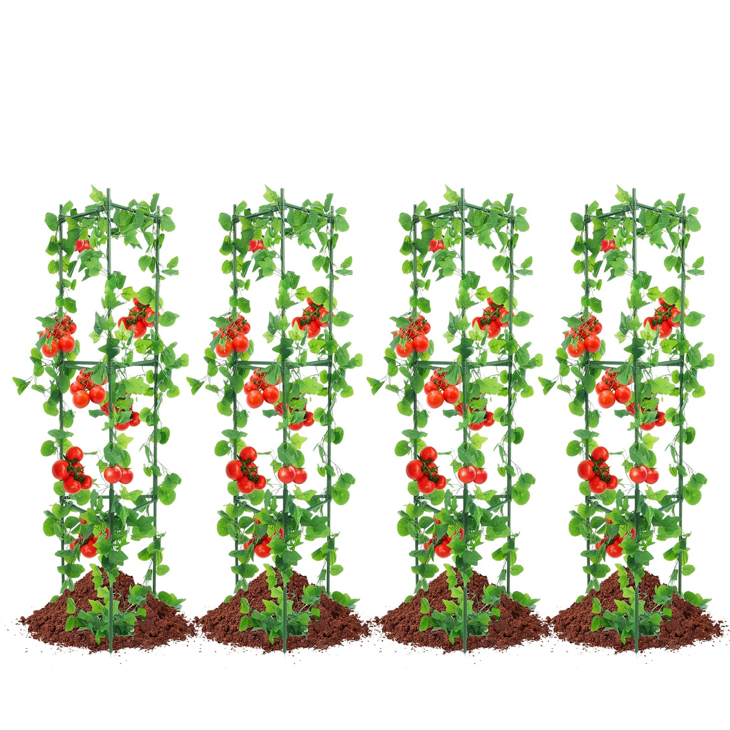 SucceBuy Tomato Cages Garden Trellis For Sturdy Plant Support