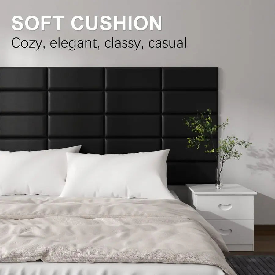 Self-Adhesive 3D Upholstered Wall Panels For Bedroom And Living Room