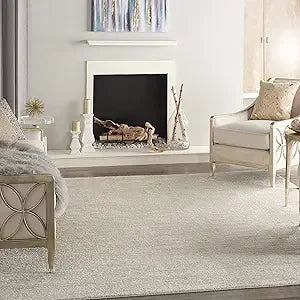 Nourison Essentials Area Rug Indoor Outdoor Easy Clean Non Shedding