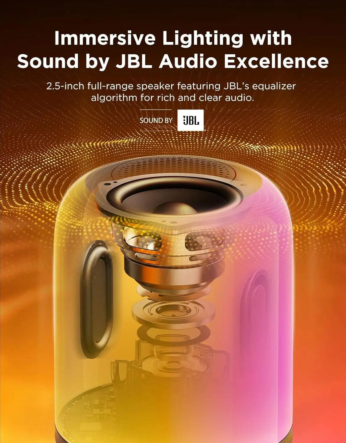 Cordless Smart Table Lamp With Speaker And Music Sync