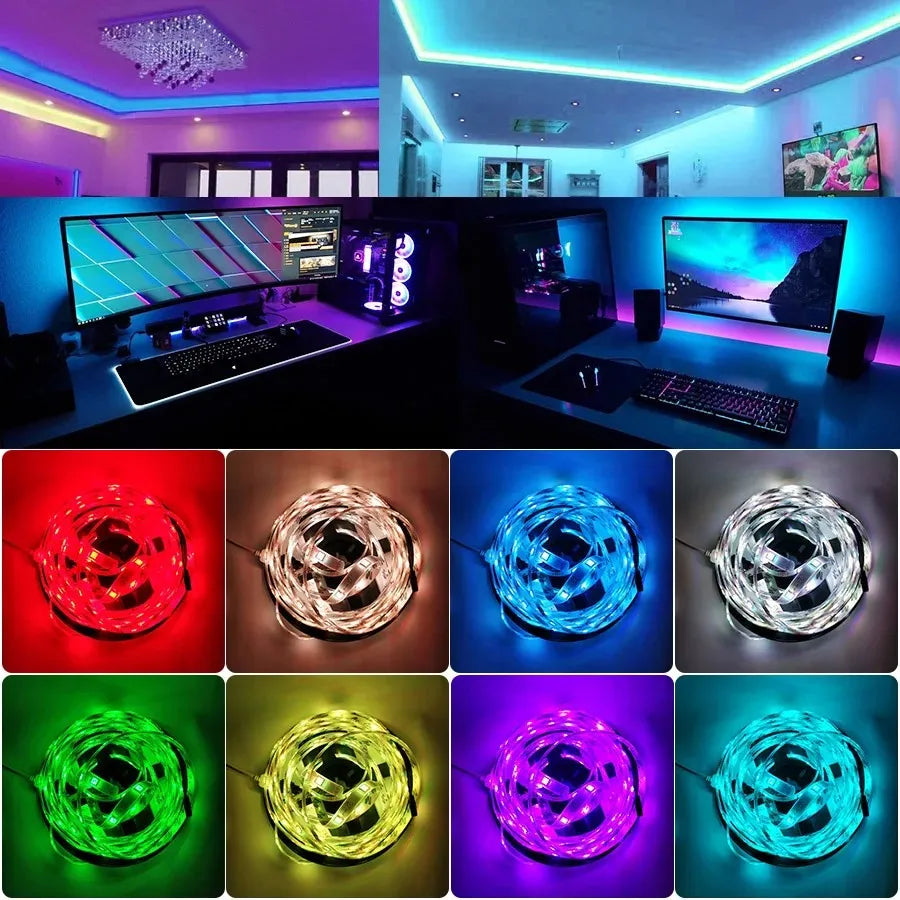 GOOLOOK RGB LED Strip Light With Bluetooth Controller