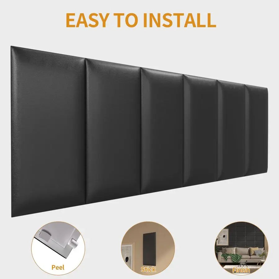 Self-Adhesive 3D Upholstered Wall Panels For Bedroom And Living Room