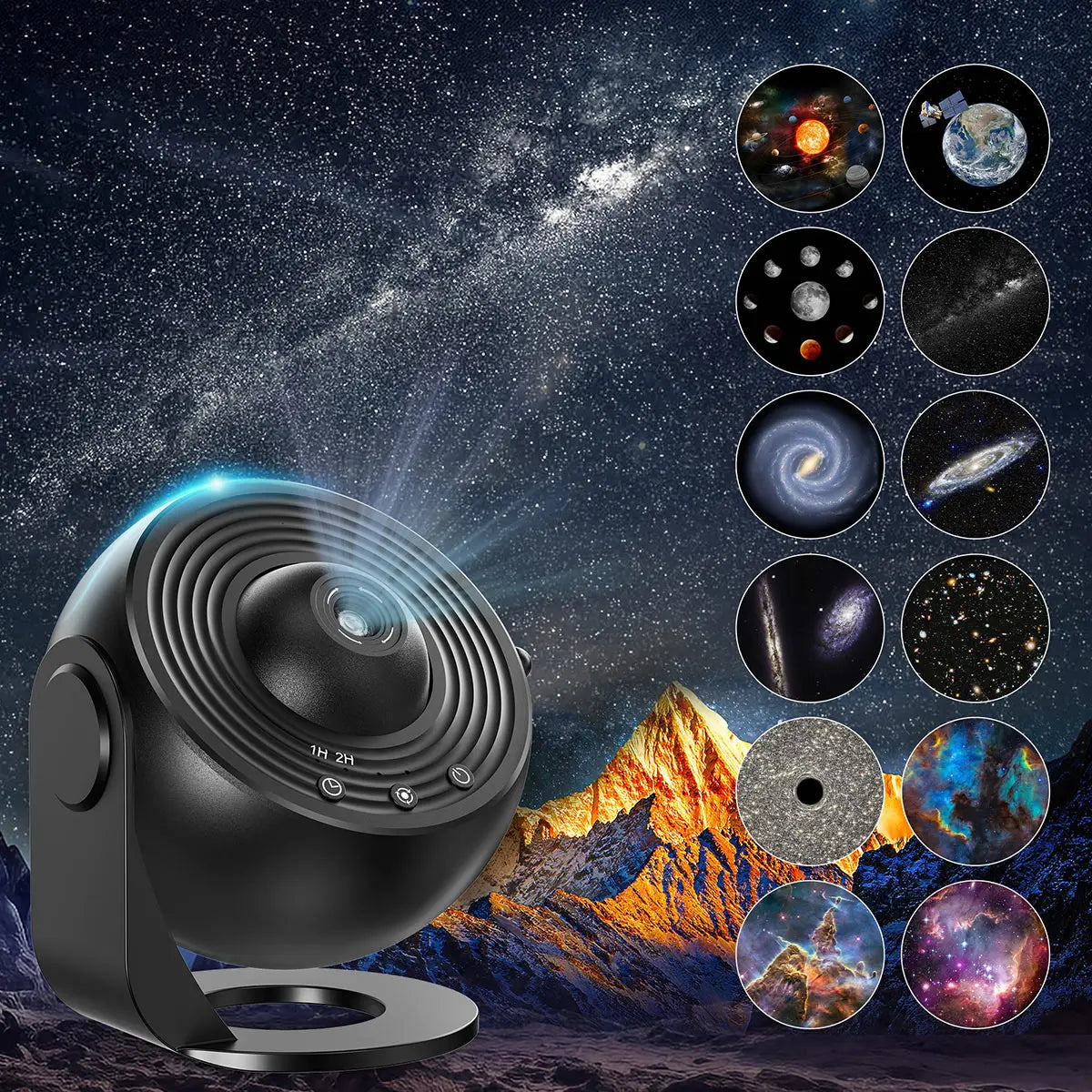 Mexllex Galaxy Ultral Star Projector With 13 Film Discs