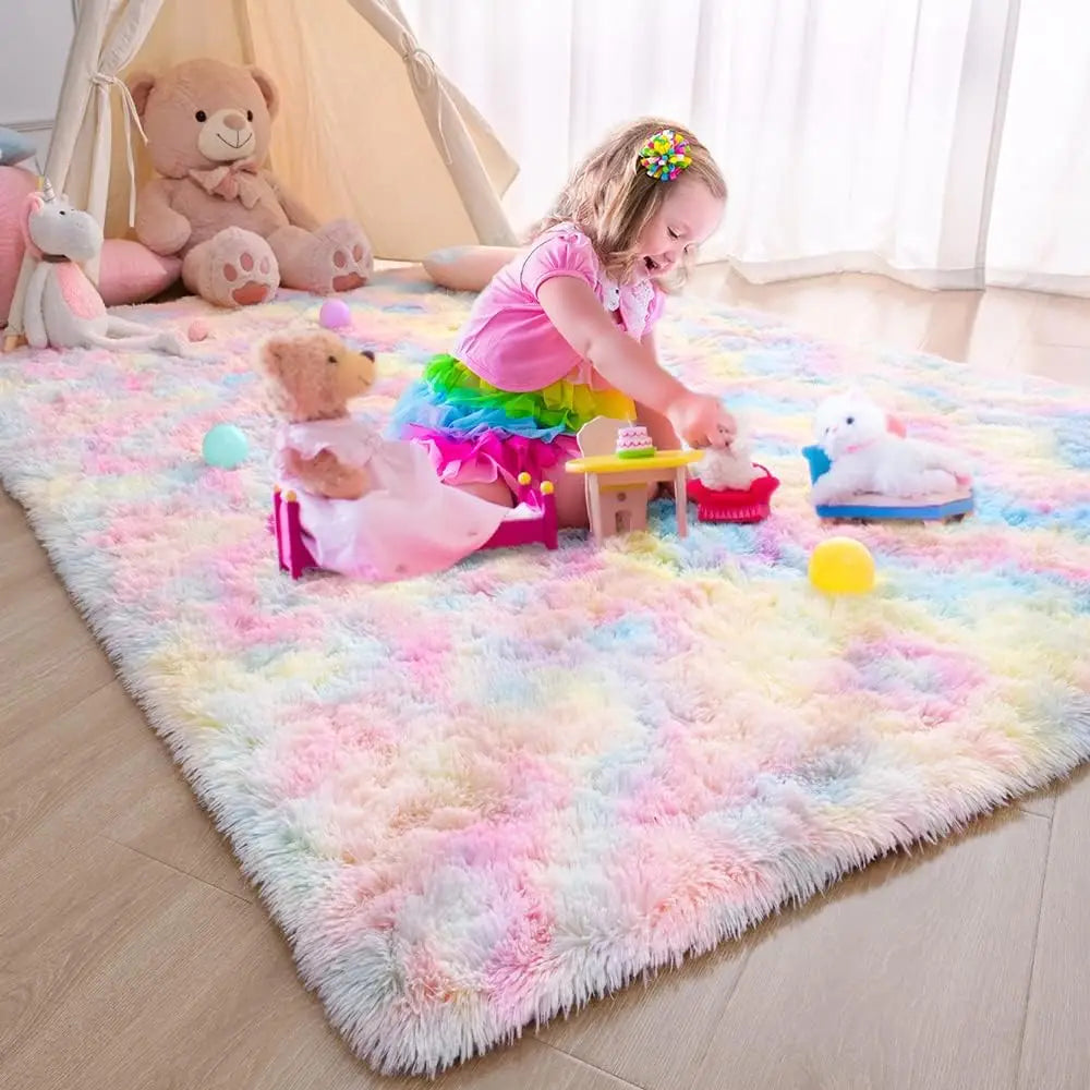 NONEDesign Plush Carpet Rug For Living Room And Home Decor